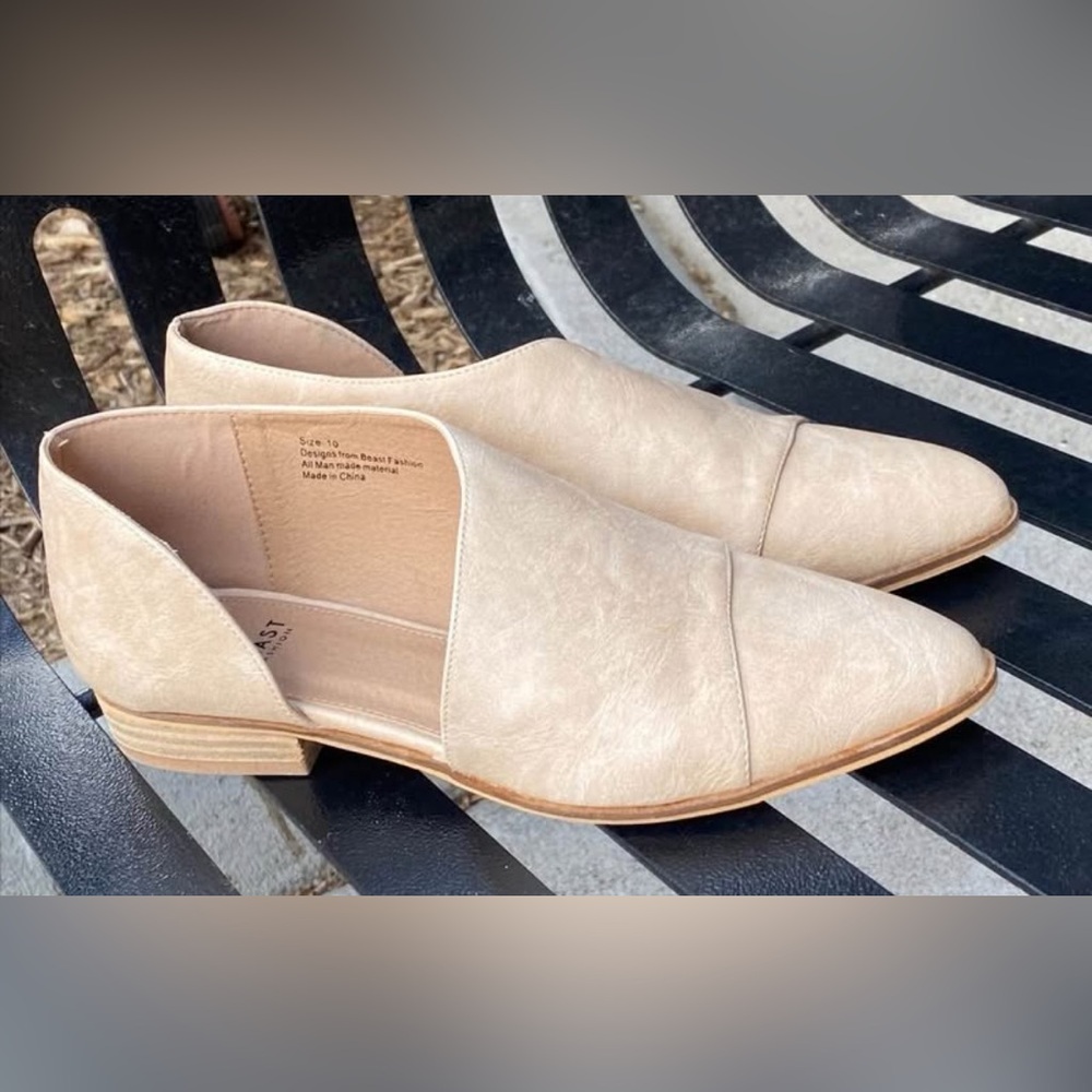 Stylish Cream Slip-On Loafers